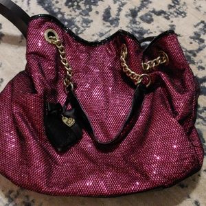 Betsy Johnson Pink SparkleBag